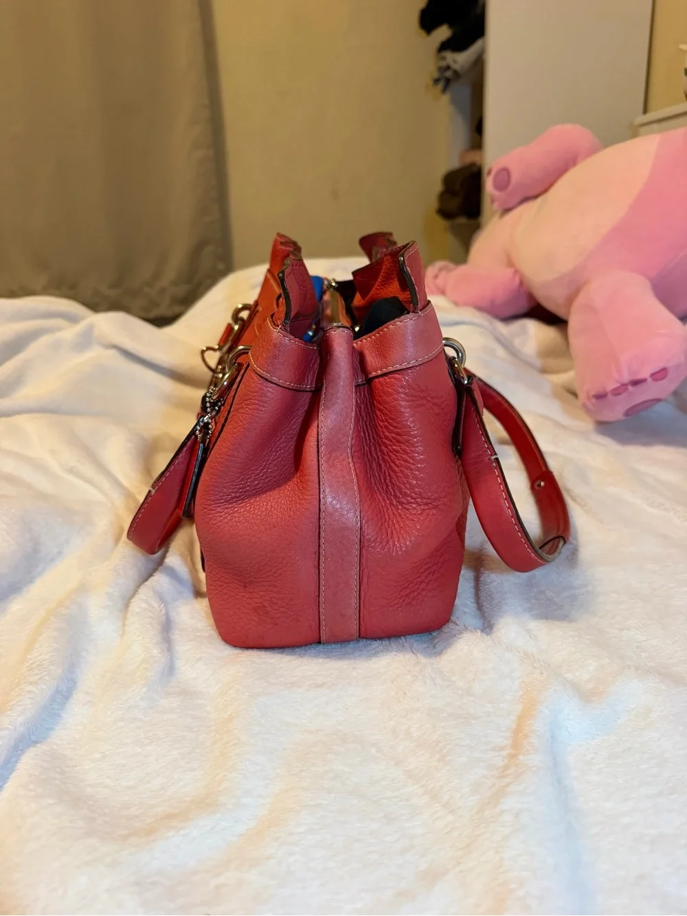 Coach red penelope